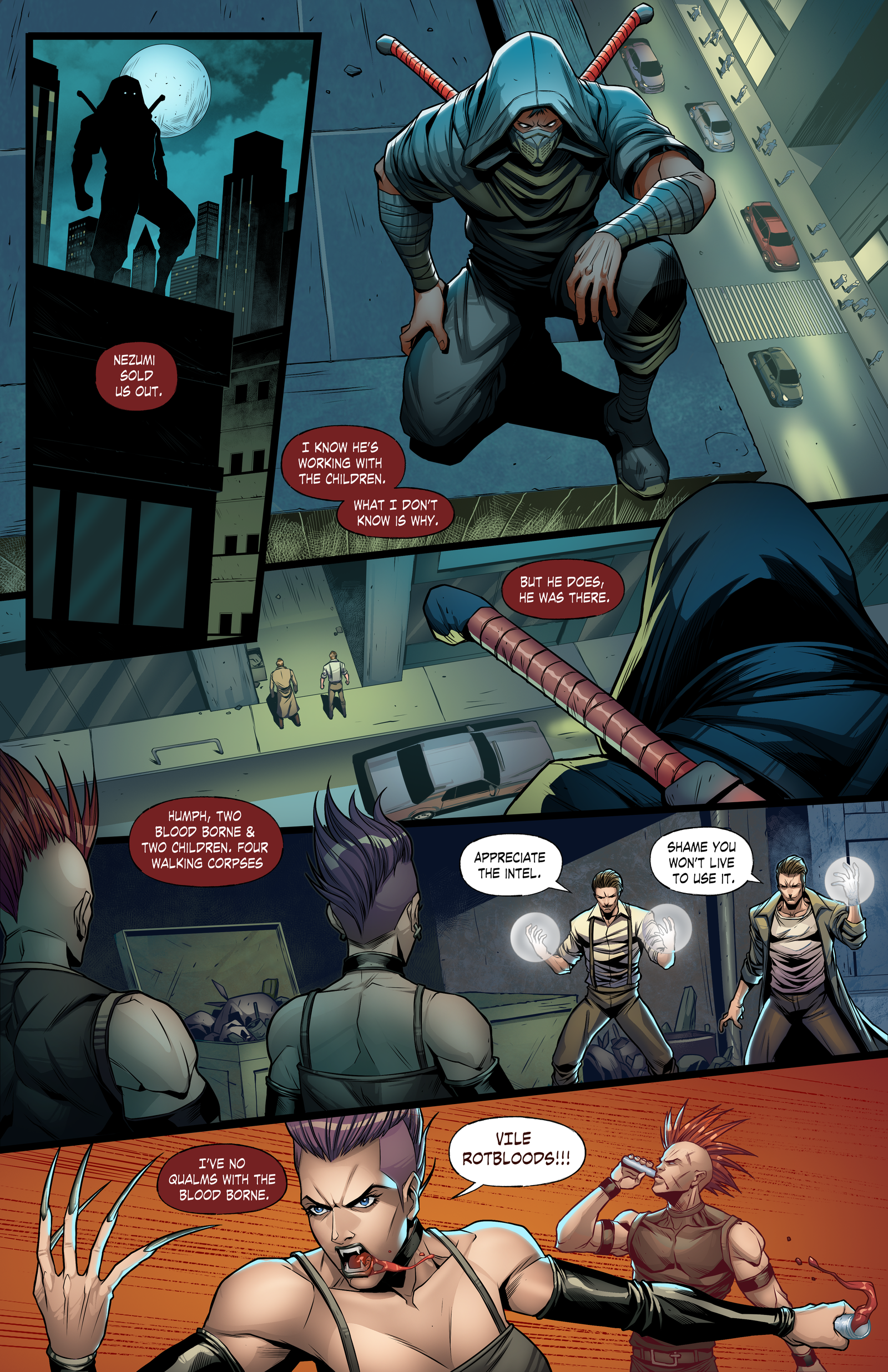 Da Ten Shi: The Price of Power, lettered preview page 2