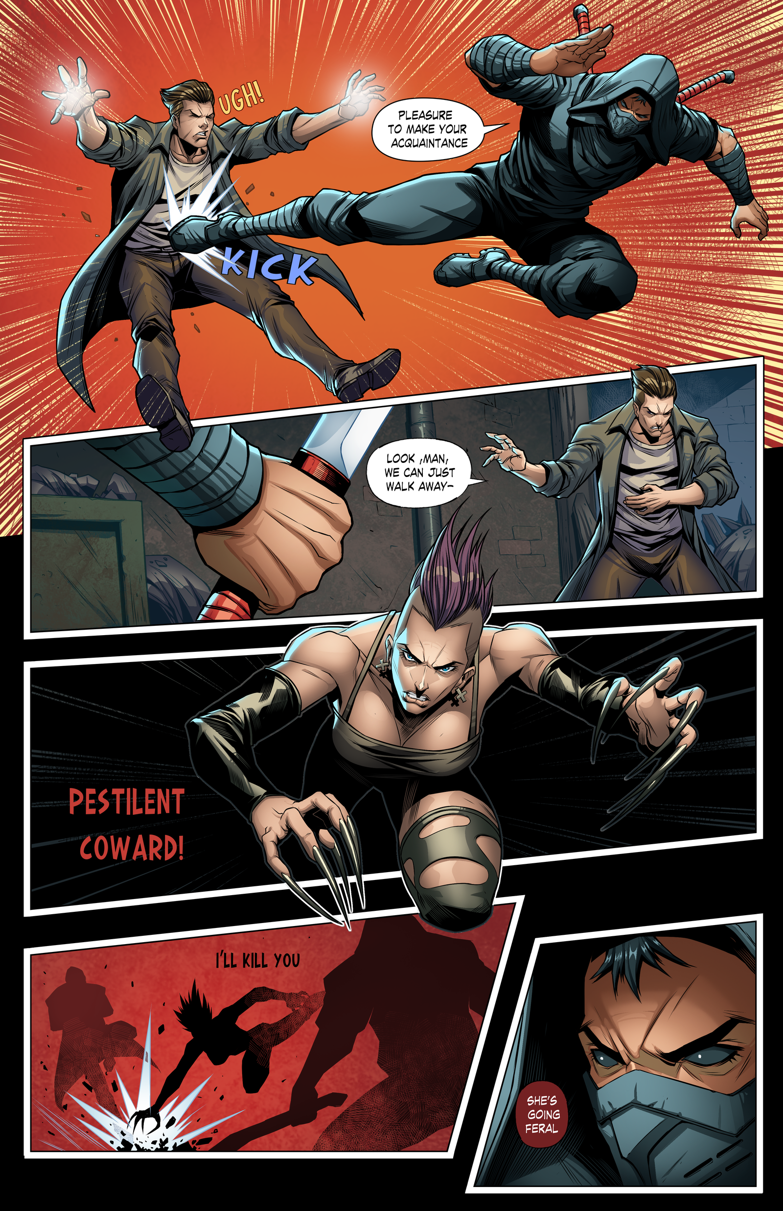 Da Ten Shi: The Price of Power, lettered preview page 6
