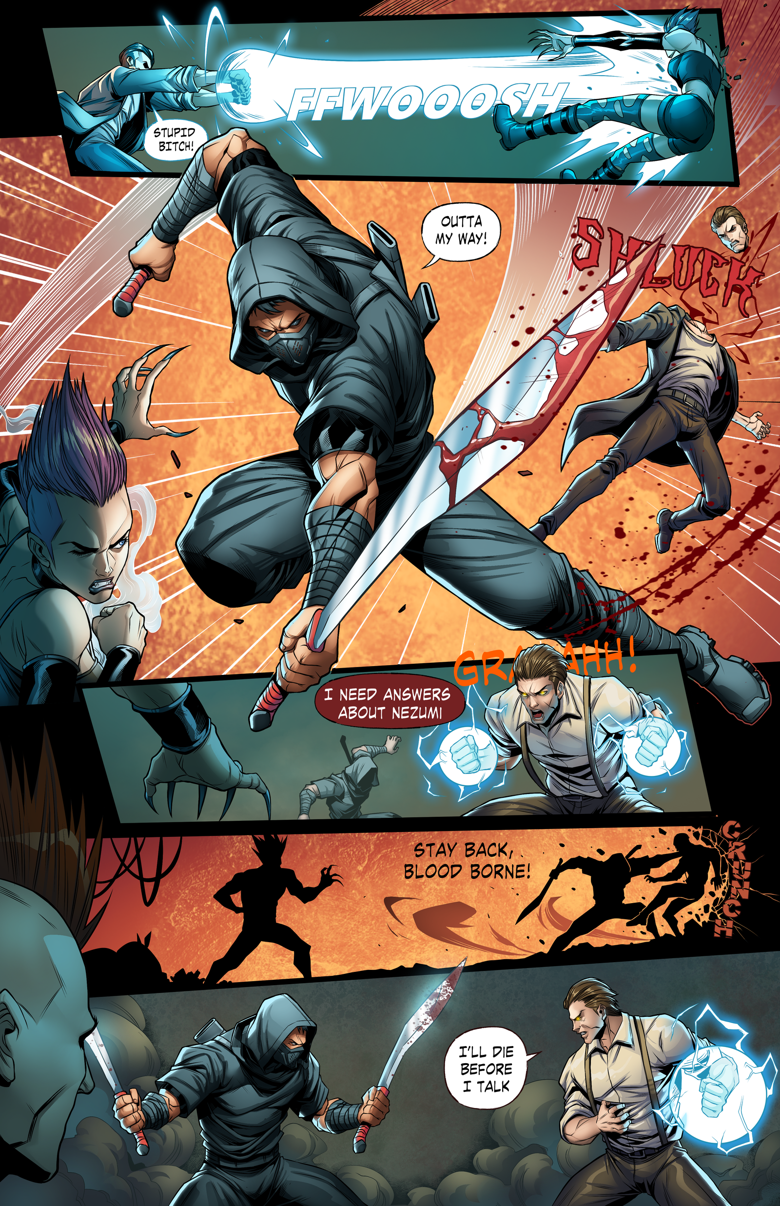 Da Ten Shi: The Price of Power, lettered preview page 7